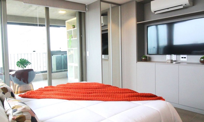Cerqueira Cesar Apartment | Apto nos Jardins com Ar/Wifi/Piscina