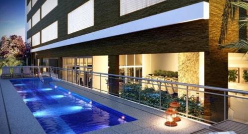 Pompeia Apartment | APTO Novo e Top com Vista pro Mar em Condomínio Completo em Frente à Praia!