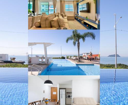 Itacolomi Apartment | Apto Vista Mar Home Club Pé na Areia 3 Quartos Ares Condicionados Cozinha Completa Piscina Aquecida Jacuzzi Sauna Academia Quadra Playground Salão de Jogos 15min do Beto Carrero