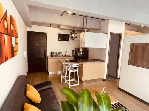 Chapinero Apartment | APTOPOR606 - Encantador apartamento tipo loft - Chapinero - Wifi - TV