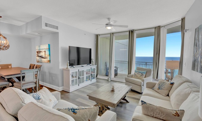 Panama City Beach Condo | Aqua 1511 Corner unit forever views. Spectacular Property. VIP Beach Svc