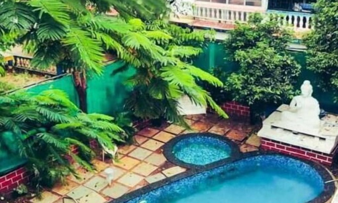 Nagoa Apartment | Aqua: Pvt Apartment w Pool in Arpora Slow Stays