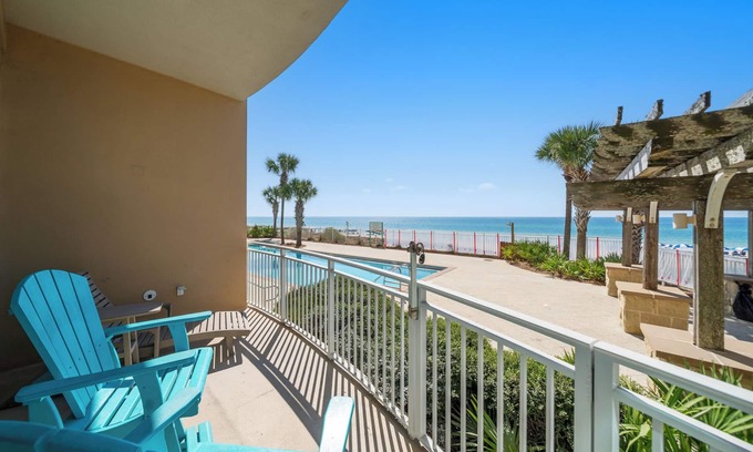Panama City Beach Condo | AQUA Resort 1st Floor No Elevators, Beach Service Incl, Totally Renovated