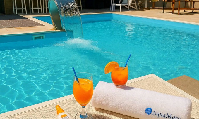 Pefkochori Apartment | Aquamare Studios - Seaview Suite & Pool Oasis