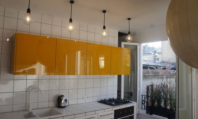 Quartier Saint-Ambroise Apartment | Architect's apartment, sunny, cozy and designated with a view over the roofs.