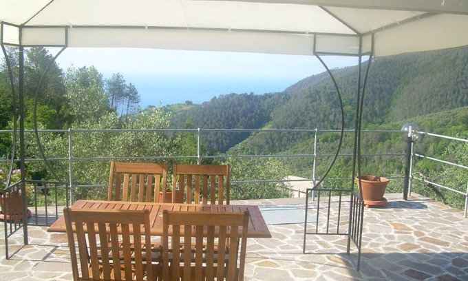 Moneglia Apartment | Ariabuona 010037-LT-0285 terrace with sea view