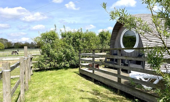 Brightlingsea House | Armadilla 1 at Lee Wick Farm Cottages & Glamping