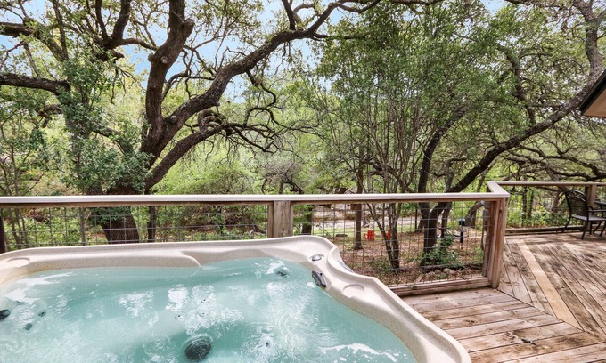 Wimberley House | Arroyo I Creek Side Retreat with Private Hot Tub