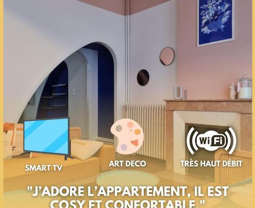 Autun Apartment | Art déco-cooning