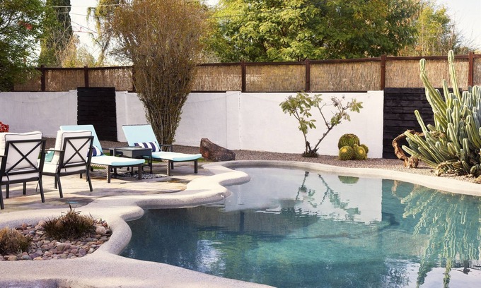 Encanto House | Art & Music-Inspired Getaway with Heated Pool + Lush Yard in Central Phx