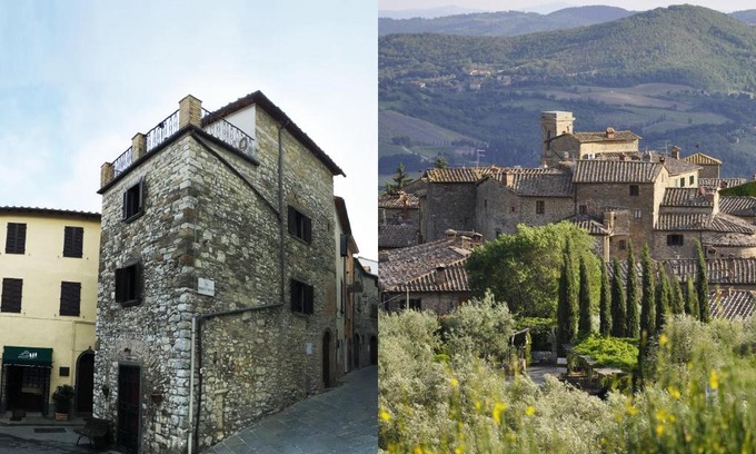 Radda in Chianti Apartment | ART REBUS Tower in Tuscany