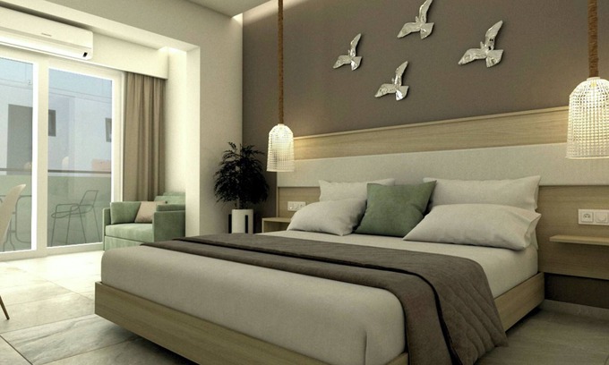 Faliraki Apartment | Artemis Comfort & Pleasure – Suite with Pool View