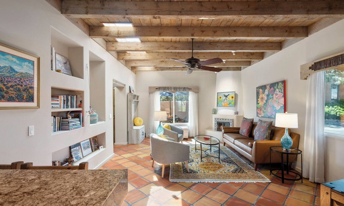 Vista Encantada House | Artesano - Courtyard, Fireplace, Walk to Plaza