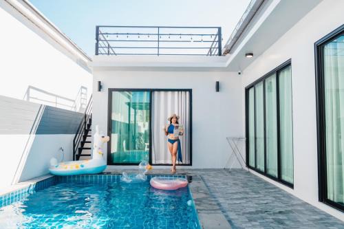 Cha-am Villa | Arthur Pool Villa Chaam 3BR with Iconic Mountain view Pet & Family Friendly