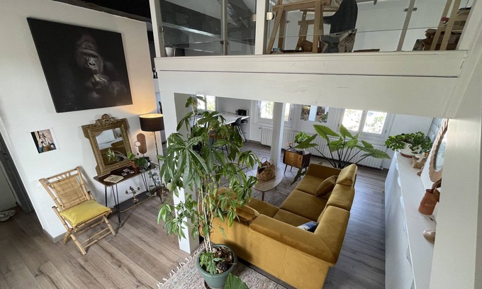 Le Soler Apartment | Artist's apartment with garden and private pool