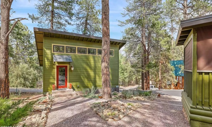 Kachina Village Apartment | Artist's Studio wake up in the Ponderosa Pines. Grand Canyon, Sedona, Flagstaff.