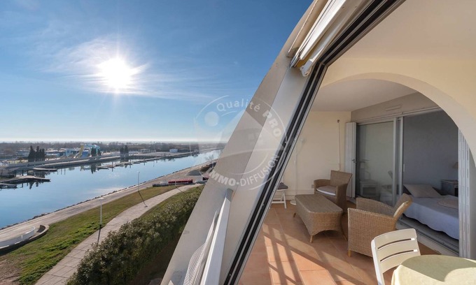Le Grau-Du-Roi Apartment | AS9836 - P2 in residence on the beach- parking