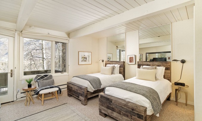 Aspen Condo | Aspen Alps - Front row view of Aspen Mountain - Cozy Two Bedroom