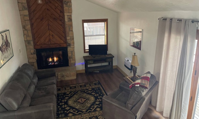 Angel Fire Condo | Assigned parking top floor