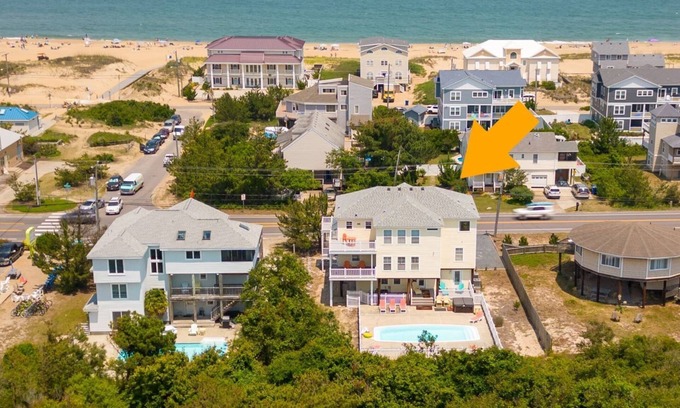 Sandbridge House | Atlantic Sunrise - Bright Renovated 9BR | Private Pool | Hot Tub