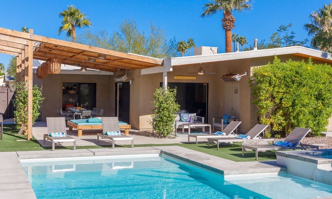 Palm Springs House | Atomic Ranch Heaven - Pool, Spa & Mountain Views