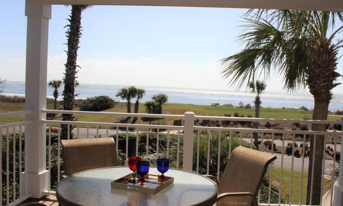 Seabrook Island Villa | ATRIUM CORNER VILLA WITH FABULOUS OCEAN VIEW