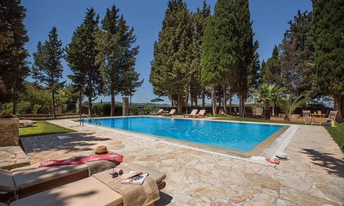 Dafnata Villa | Attractive Villa, A/C, Large Private Pool & Idyllic Setting in the Sought-After Area of Gastouri!