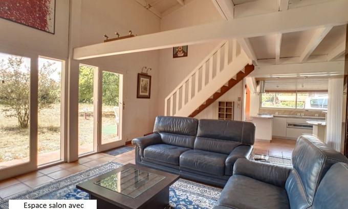 Sanguinet Villa | Atypical, bright house on the edge of a forest, ideal for a large family.