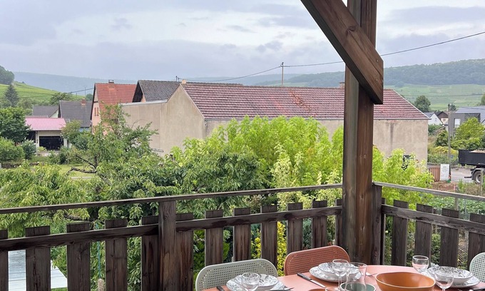 Westhalten Apartment | Au Coeur du Vignoble, Magnifique vue Avec Terrasse