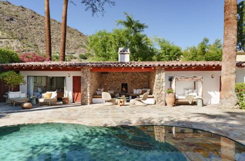 Historic Tennis Club House | Auric House - Korakia Hotel private villa pool