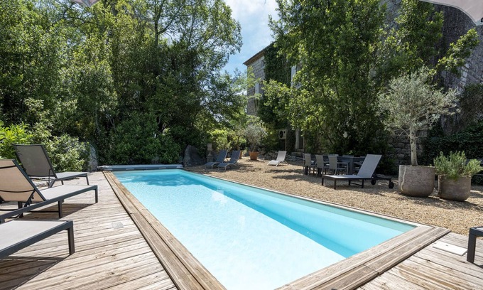 Labeaume House | Authentic former farmhouse with swimming pool