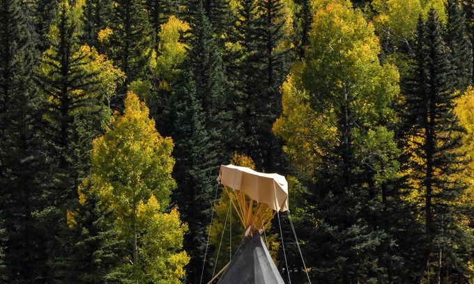 Lake George RV Rental | Authentic Tipi Glamping at Bison Peak Lodge [#1]
