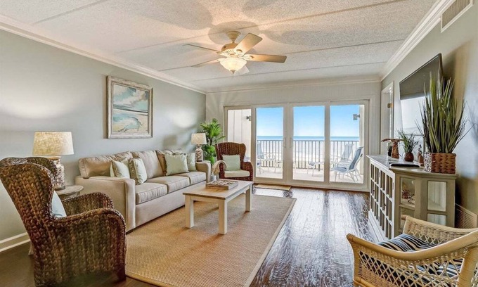 Fernandina Beach Condo | Awaken to Waves: Oceanfront Sunrise Paradise