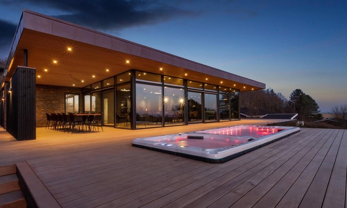 Knebel House | Awesome home in Knebel with sauna