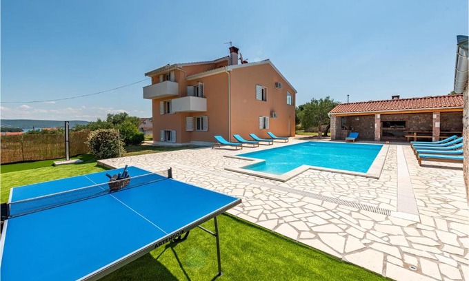 Mrljane House | Awesome home in Pasman w/ Outdoor swimming pool and 4 Bedrooms
