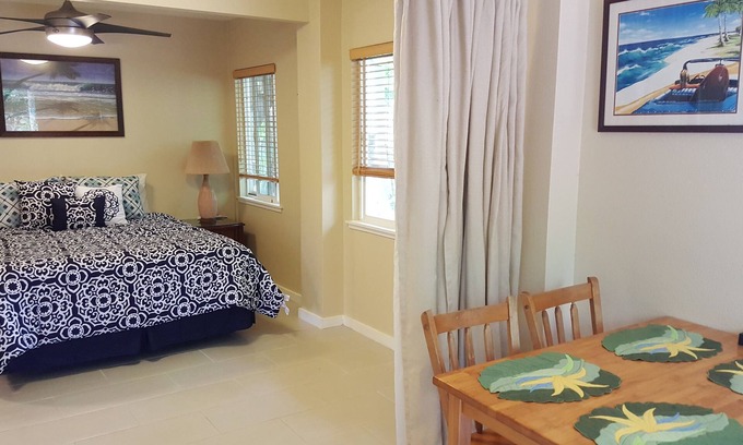 Pupukea Apartment | Awesome private studio w/AC one block to Sunset Beach