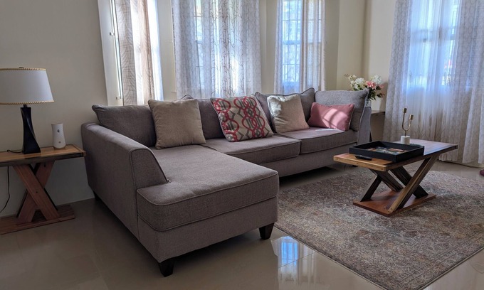 Falmouth House | Awesome Sea View, and Pool, Gym, and Tennis Court Access!
