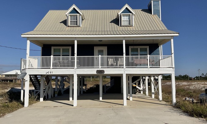 Fort Morgan House | Awesome views of the Gulf, Easy walk to the beach and Private Pool!