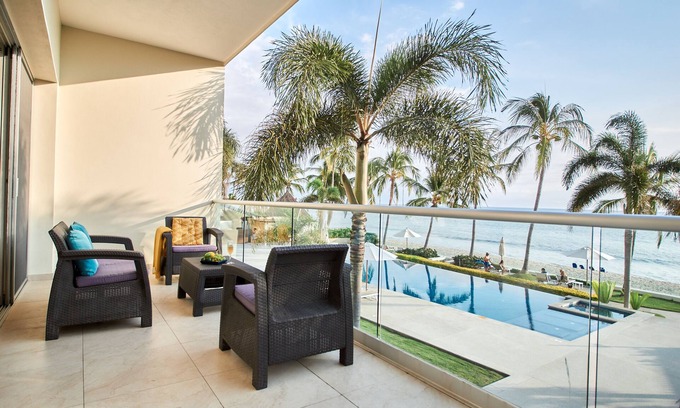 Bucerias Apartment | Azul Bucerias 3 Brdm Beachfront, paradise to enjoy