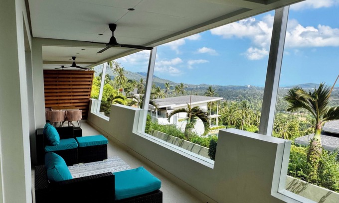 Mae Nam Resort | Azur Samui 2 bedroom 2 bathroom Condo shared pool gym private infra-red sauna