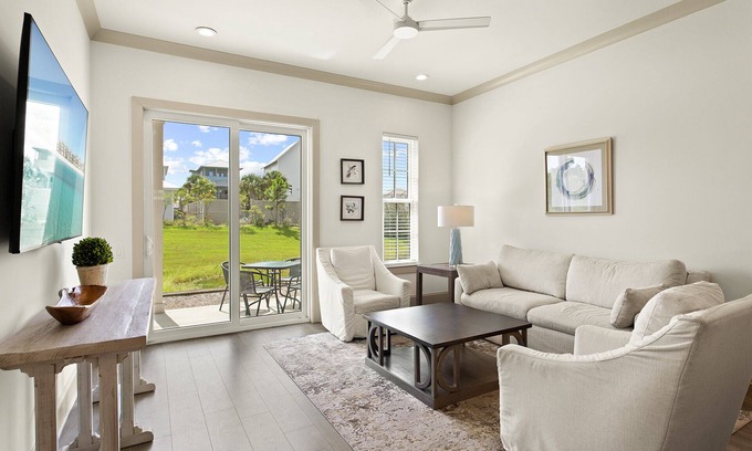 Dune Allen Beach Condo | Azure 30A 2-102 - Ground Floor, Dune Allen Bch, Pool + Hot Tub, Near Gulf Place!