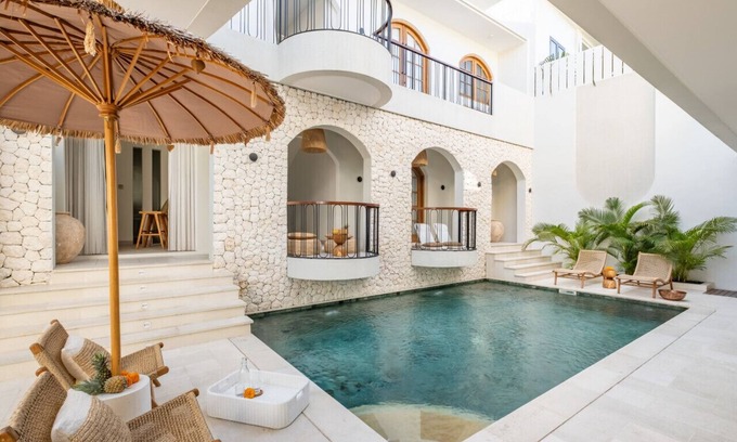 Berawa Villa | Azure Luxe Boutique Villa in Canggu- Pool Side 1