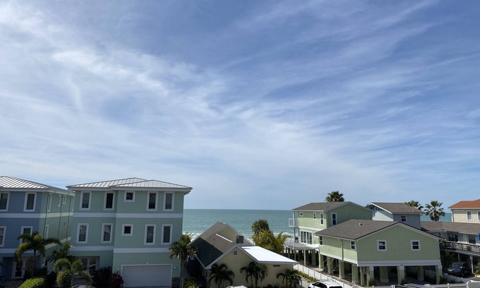 Indian Shores House | Back Open! Family friendly house, w/elevator, hot tub, and easy walk to beach!