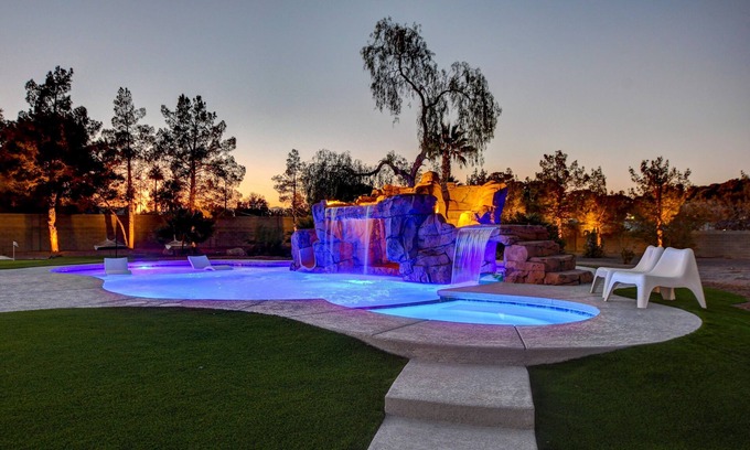 Las Vegas House | Backyard Paradise resort home minutes to the strip!