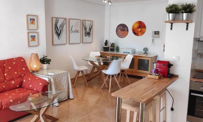 Vera Beach Apartment | Bahía de Vera - Apartamento Naturista con 3 piscinas junto a playa
