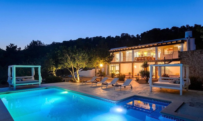 Sant Josep de sa Talaia Villa | Balasana - Beautiful and Private Sea-View Retreat Villa suitable for Families an