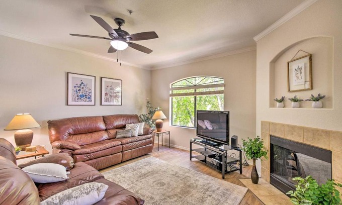 North Scottsdale Apartment | Balcony Resort-Style Scottsdale Condo!