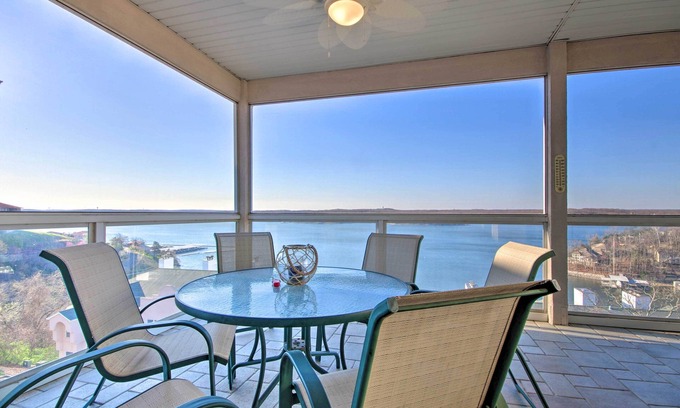 Lake Ozark Condo | Balcony w/Water Views: Lake Ozark Retreat!