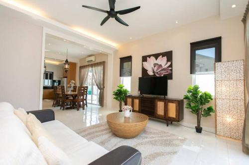 Kampung Sungai Rusa House | BalikPulau Cozy Home 4BR w BBQ