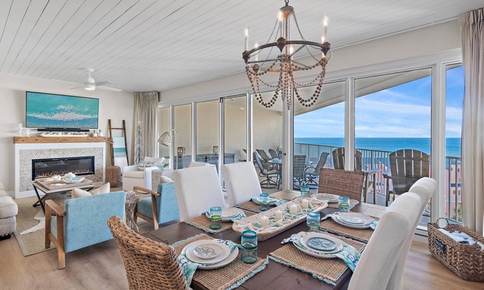 Four Mile Village Condo | Barefeet Retreat Renovated Unit in Beachfront Bldg Tides 708